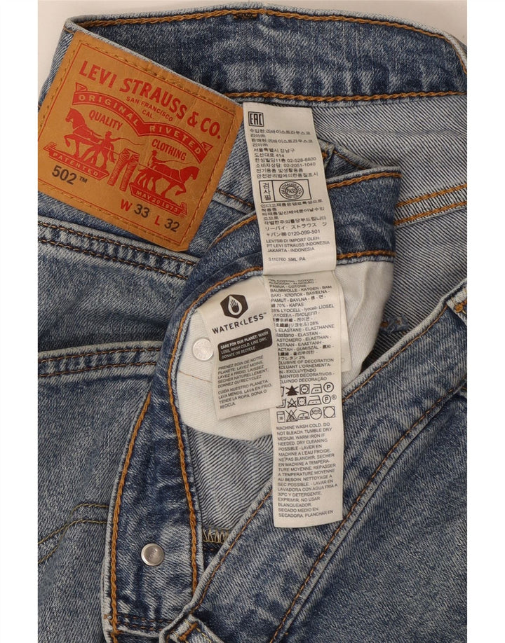 Levi's Jean 502 Tapered Homme Bleu Coton W33 L32