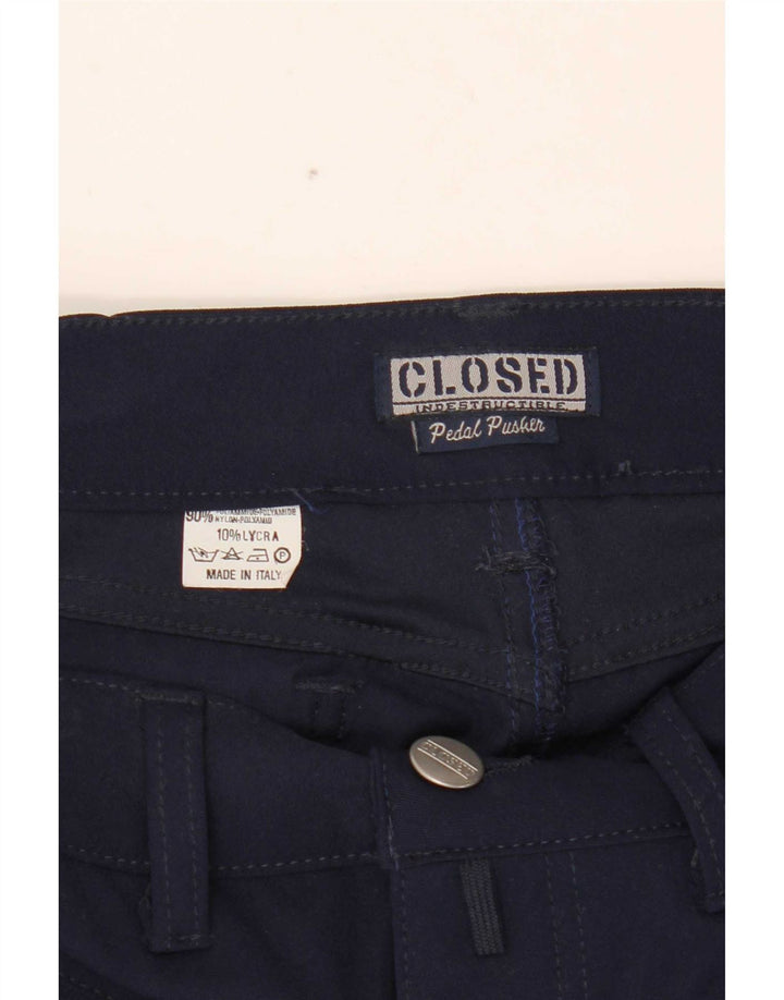 Closed Pantalon Casual Slim Homme W30 L30 Bleu Marine Polyamide