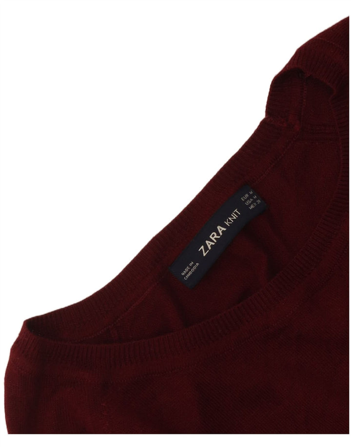 Zara Pull col bateau pour femme UK 14 Marron moyen