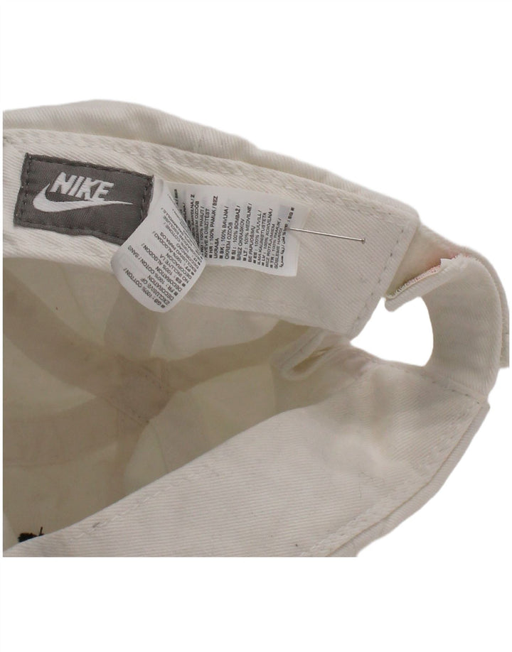 Nike Casquette de baseball garçon 7-8 ans Petit/Moyen Blanc Coton