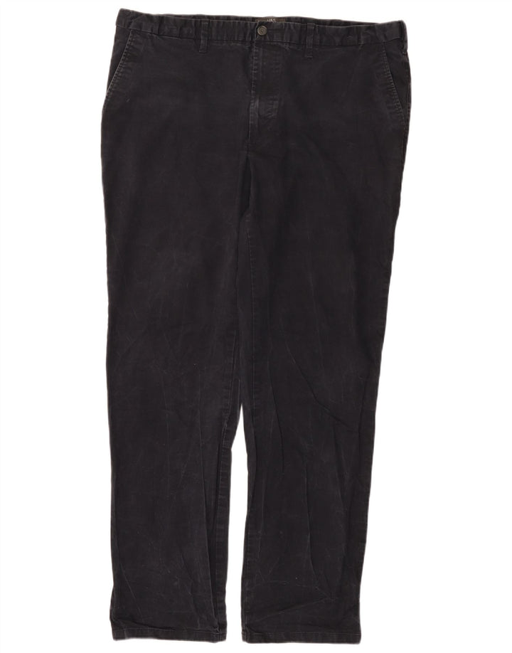 Marks & Spencer Pantalon Chino Droit Regular Homme W42 L33 Bleu Marine