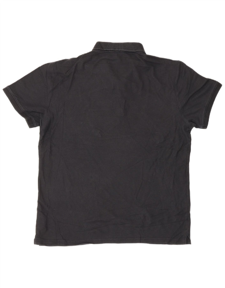 CALVIN KLEIN Polo Slim Fit Homme Grand Noir Coton