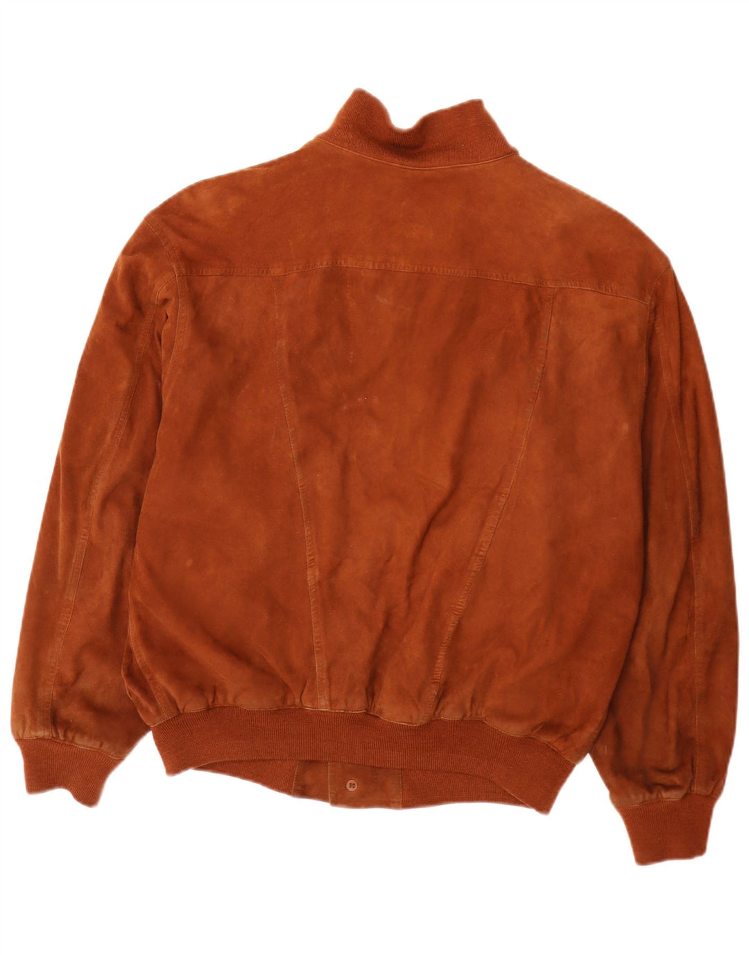 Pelle Moda Veste Bomber En Daim Homme IT 48 Marron Moyen