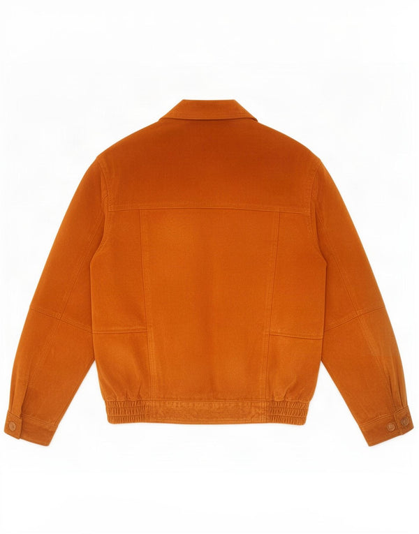 Kingfield Veste Bomber En Daim Pour Homme UK 40 Grand Cuir Marron