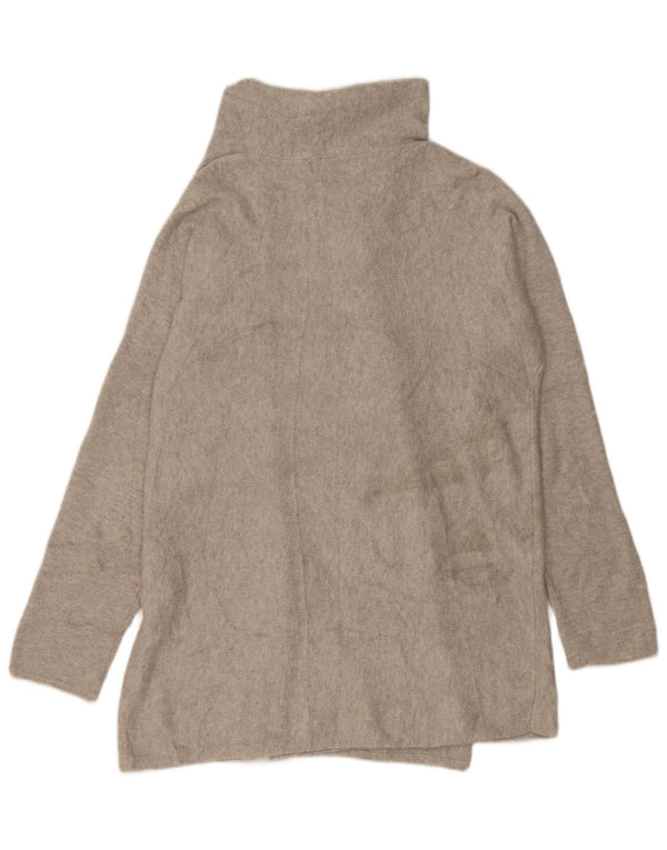 Eddie Bauer Pull cardigan ouvert long pour femme UK 16 Grand coton gris