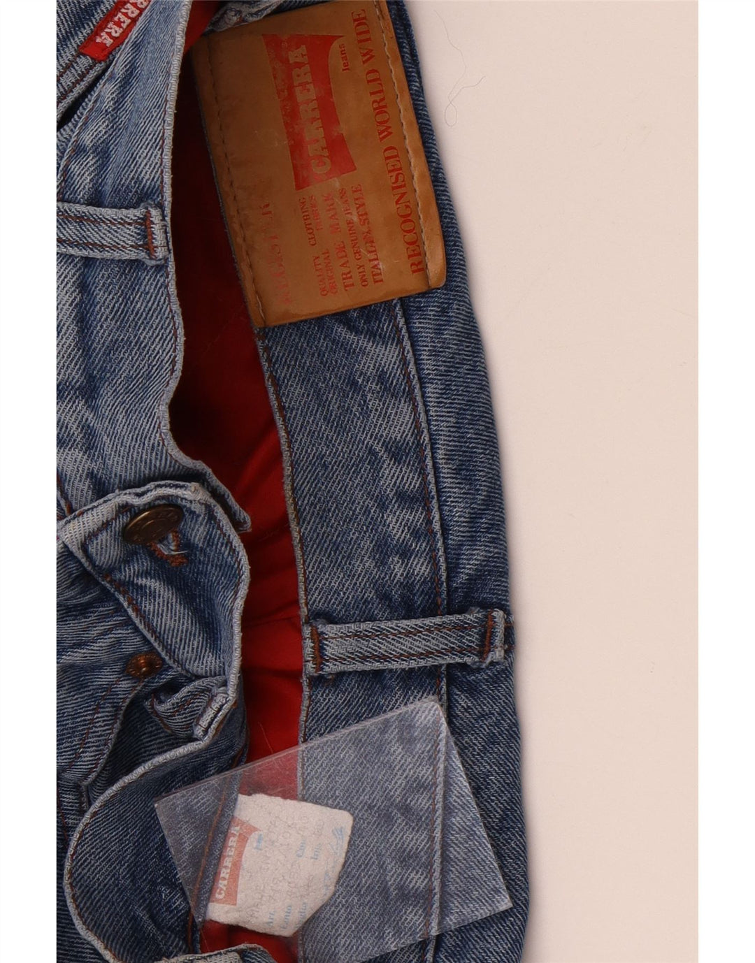 Carrera Jean Droit Homme IT 46 Small W30 L33 Bleu