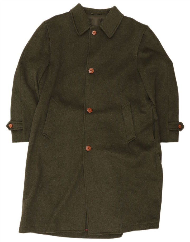 Loden Manteau coupe ample pour homme EU 48 laine vert moyen