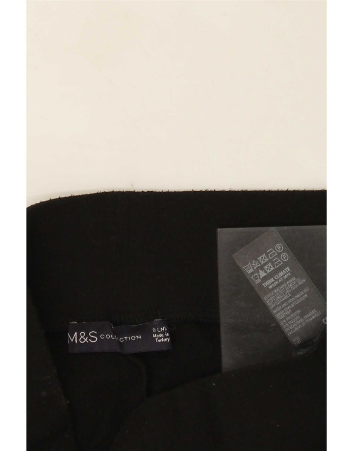 Marks & Spencer Leggings Femme UK 8 Small Noir Polyester