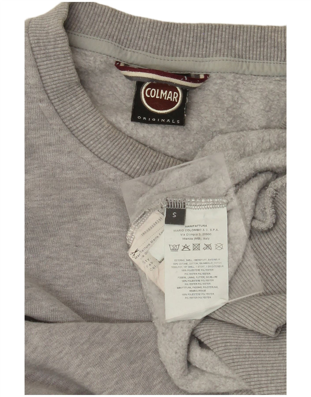 COLMAR Sweat-Shirt Homme Petit Gris Colorblock Coton