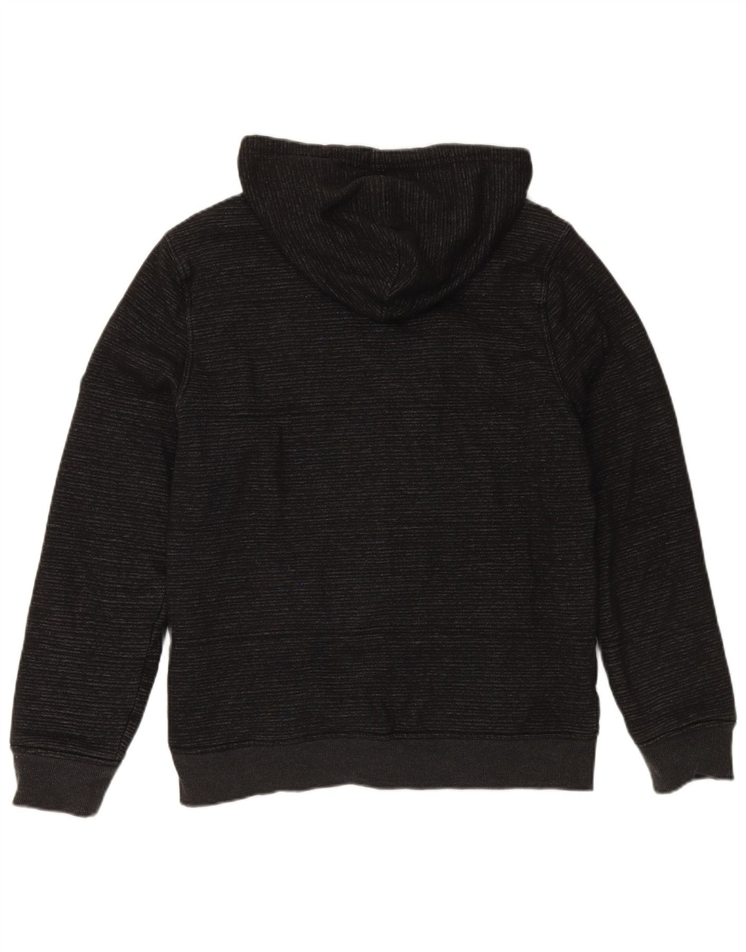 HURLEY Pull à capuche zippé homme en coton rayé noir moyen
