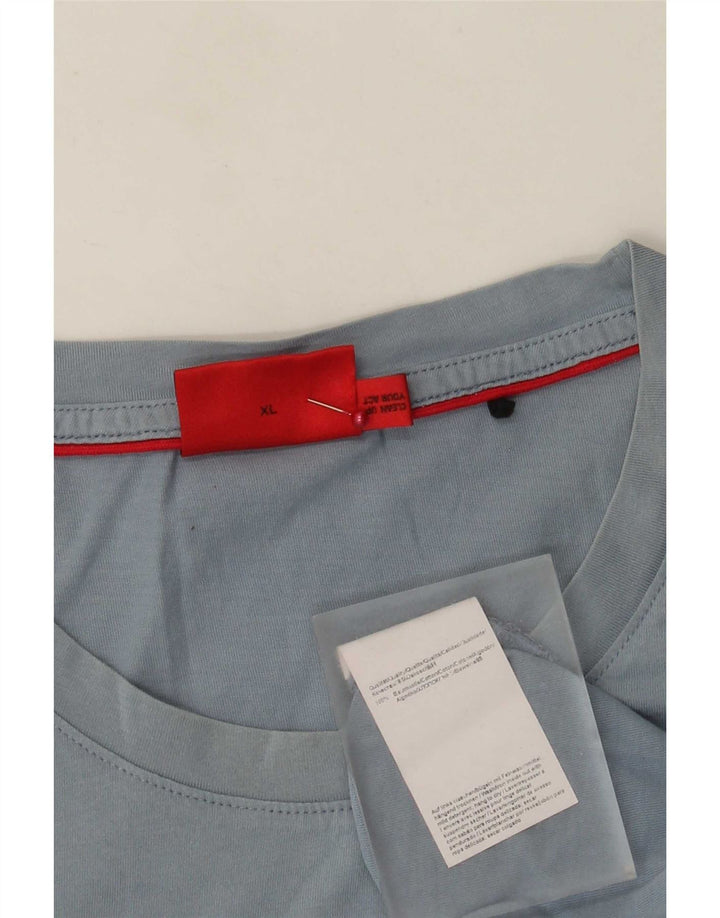 Hugo Boss T-Shirt Homme Top XL Bleu Coton