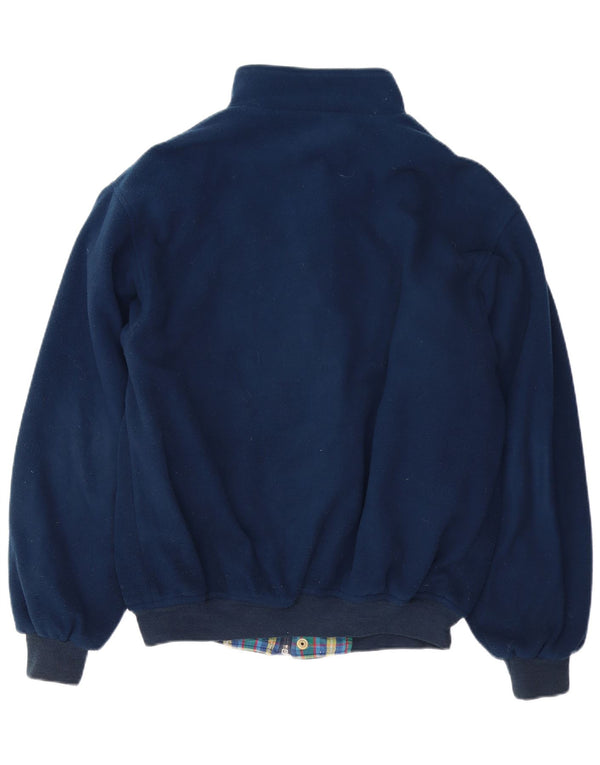 Conte of Florence Veste polaire bomber pour homme UK 40 Large Bleu marine Polyester