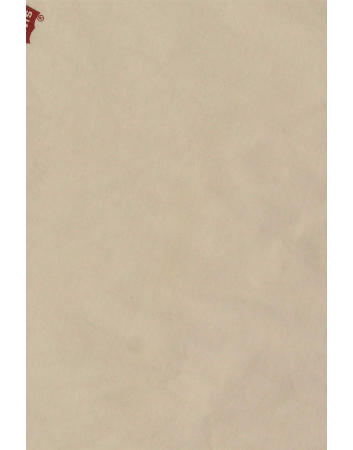 Levi's Haut à Manches Longues Homme Blanc Large Coton