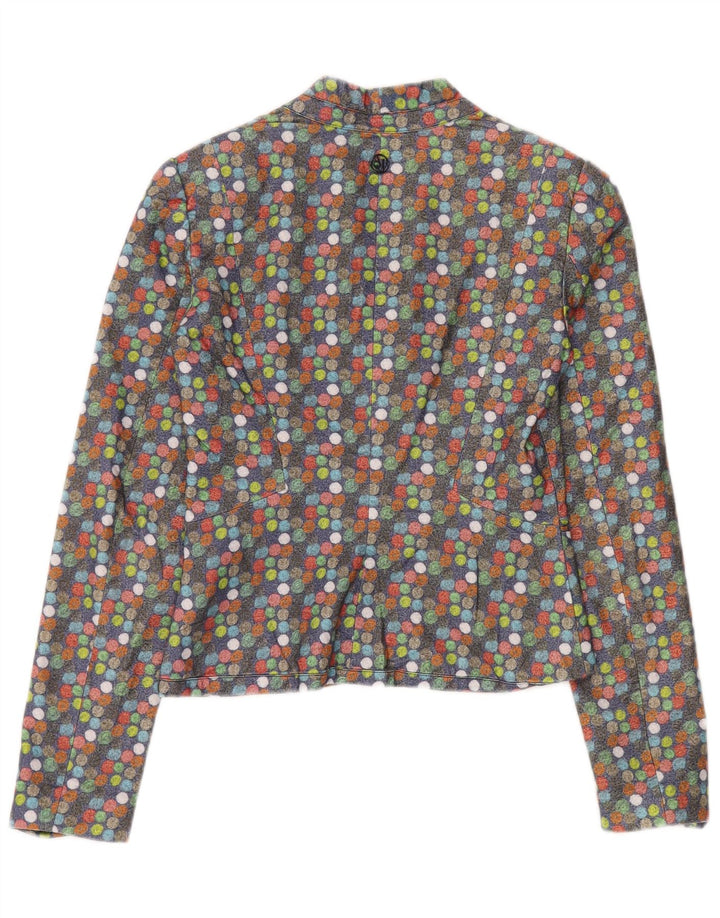 ARMANI JEANS Veste Blazer Femme IT 40 Petit Pois Multicolore