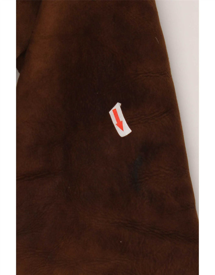 Morlands Veste en peau de mouton pour homme UK 38 Marron moyen
