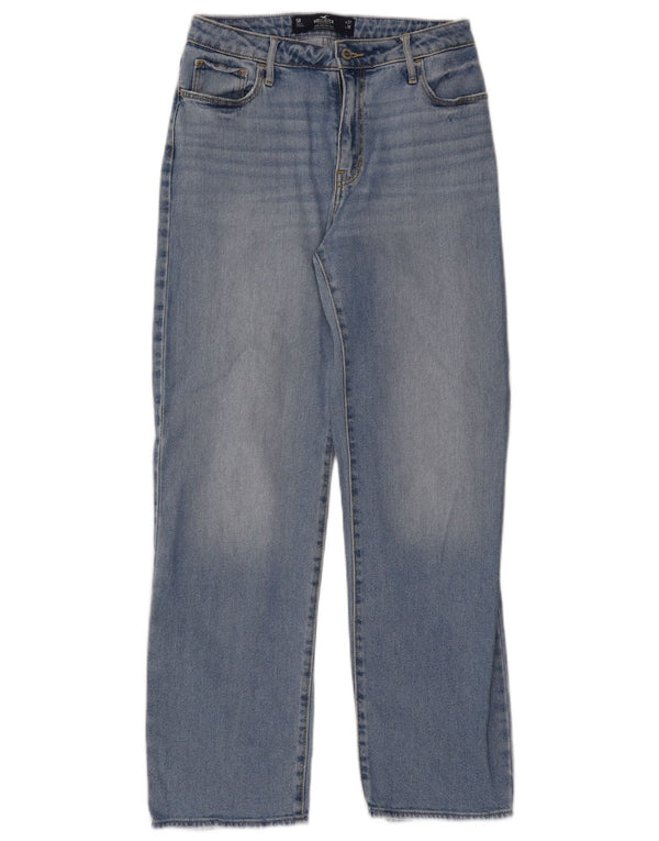 Hollister Jean droit Dad taille haute pour femme US 5 Small W27 L30 Bleu