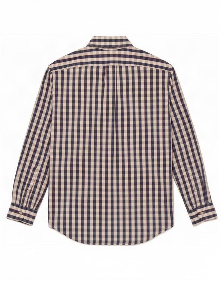 Harmont & Blaine Chemise Homme Bleu Moyen Carreaux Coton