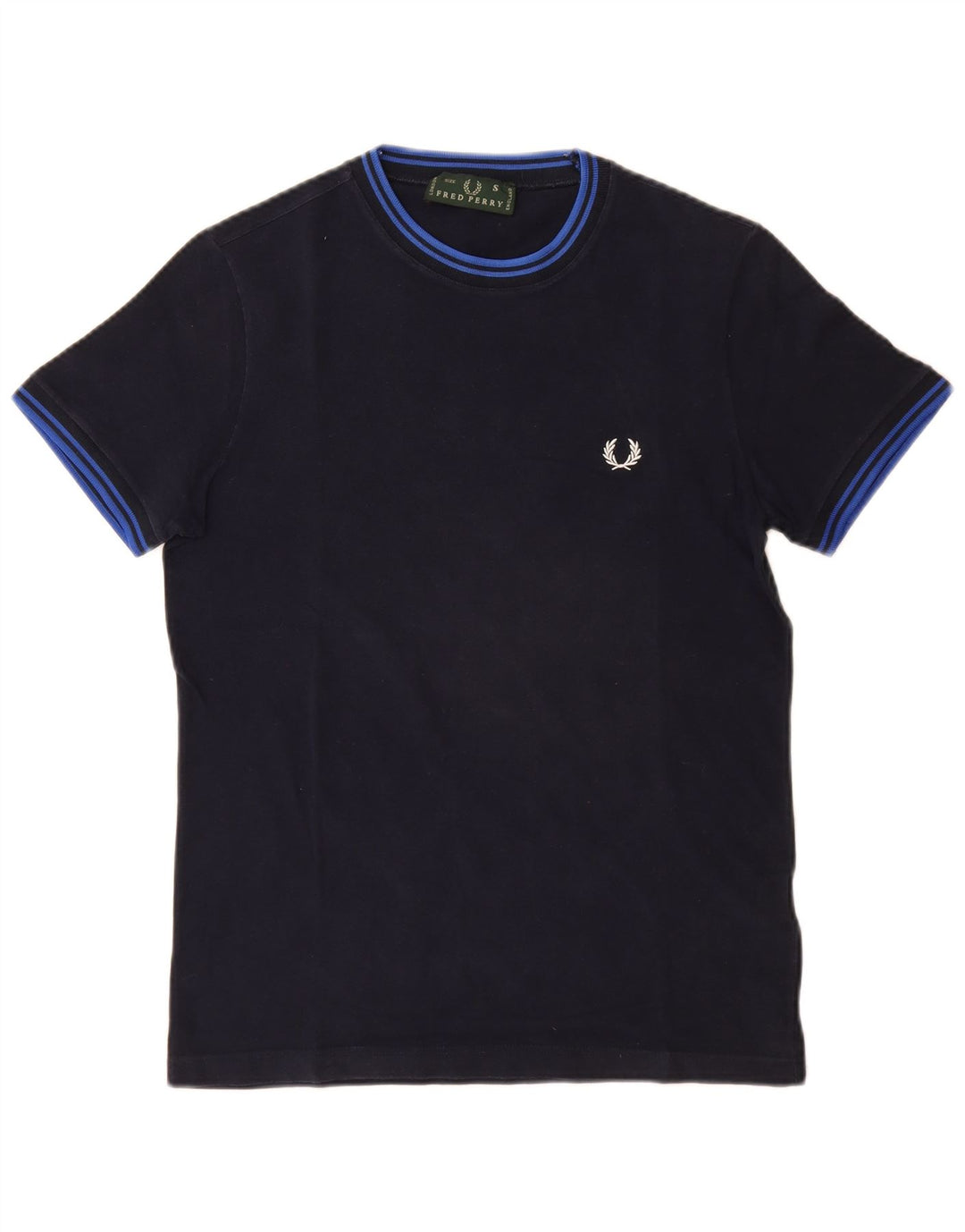 FRED PERRY T-Shirt Homme Haut Petit Bleu Marine Coton