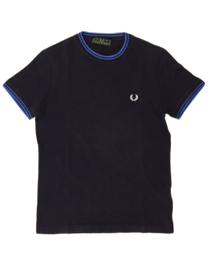 FRED PERRY T-Shirt Homme Haut Petit Bleu Marine Coton