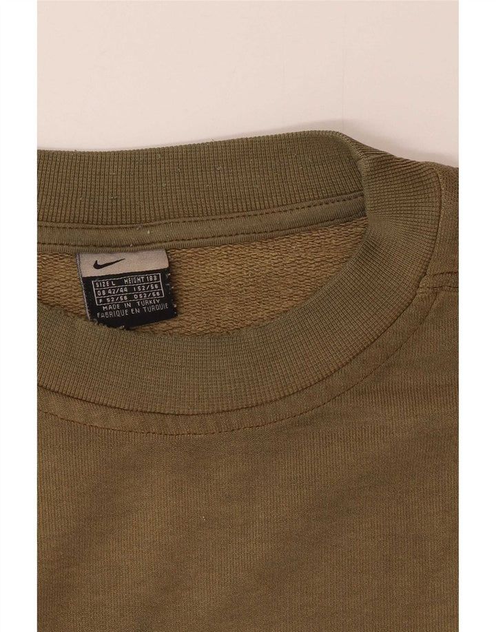 Nike Sweat-shirt graphique pour homme UK 42/44 Large Kaki
