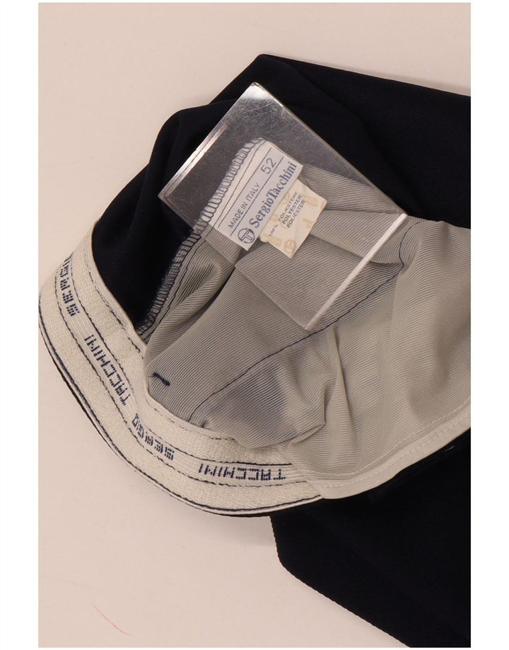 Sergio Tacchini Short Chino Homme IT 52 XL W32 Bleu Marine Polyester