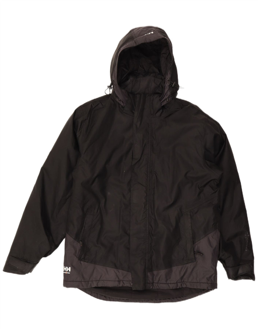 Helly Hansen Veste coupe-vent à capuche pour homme UK 40 Large Noir Colourblock