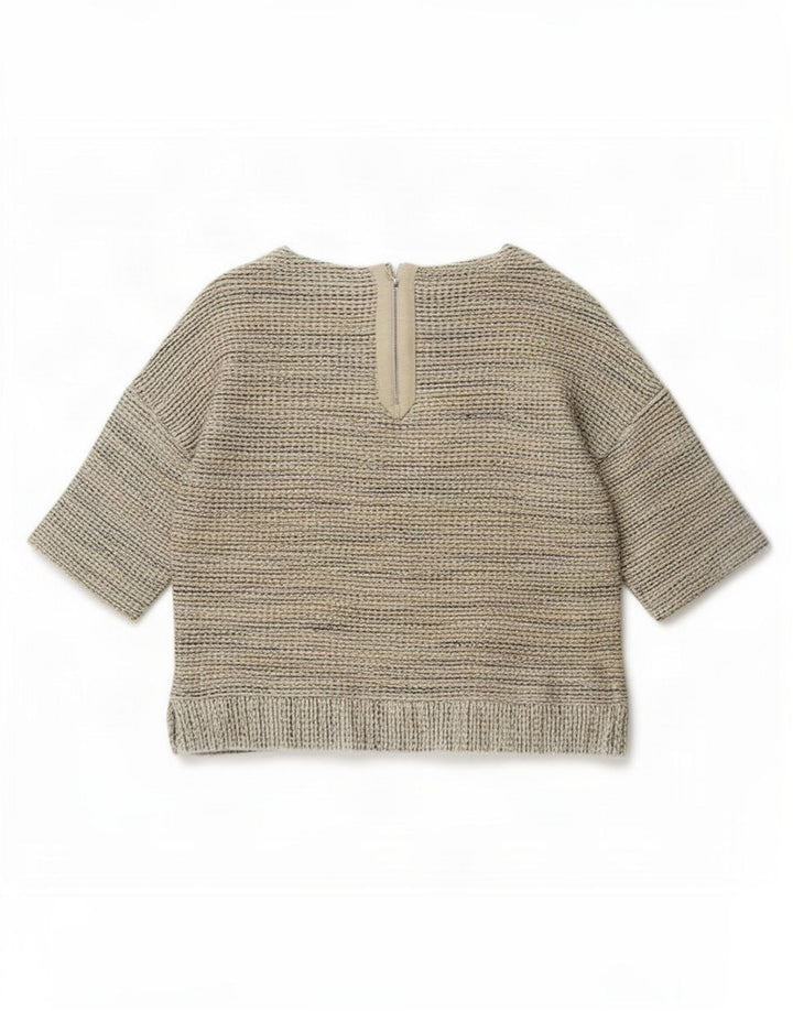 Massimo Dutti Chemisier surdimensionné pour femme UK 10 Petit coton moucheté beige