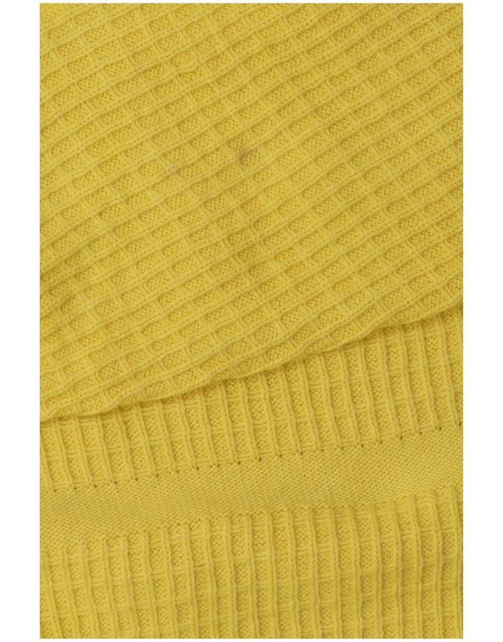 Ouragan Pull col bateau pour femme UK 14 Large Jaune