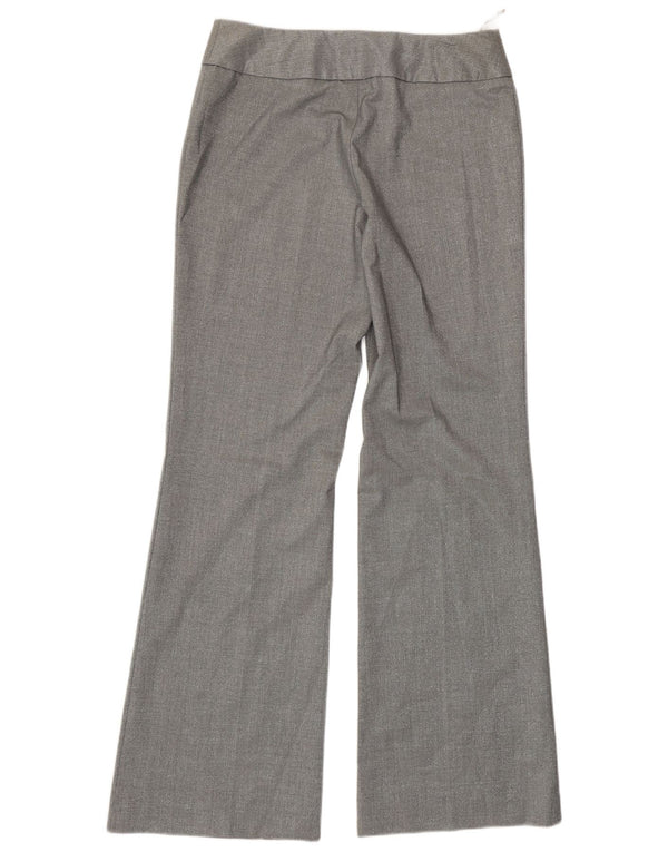 Oasis Pantalon de costume bootcut pour femme UK 10 Small W30 L32 Argent Polyester