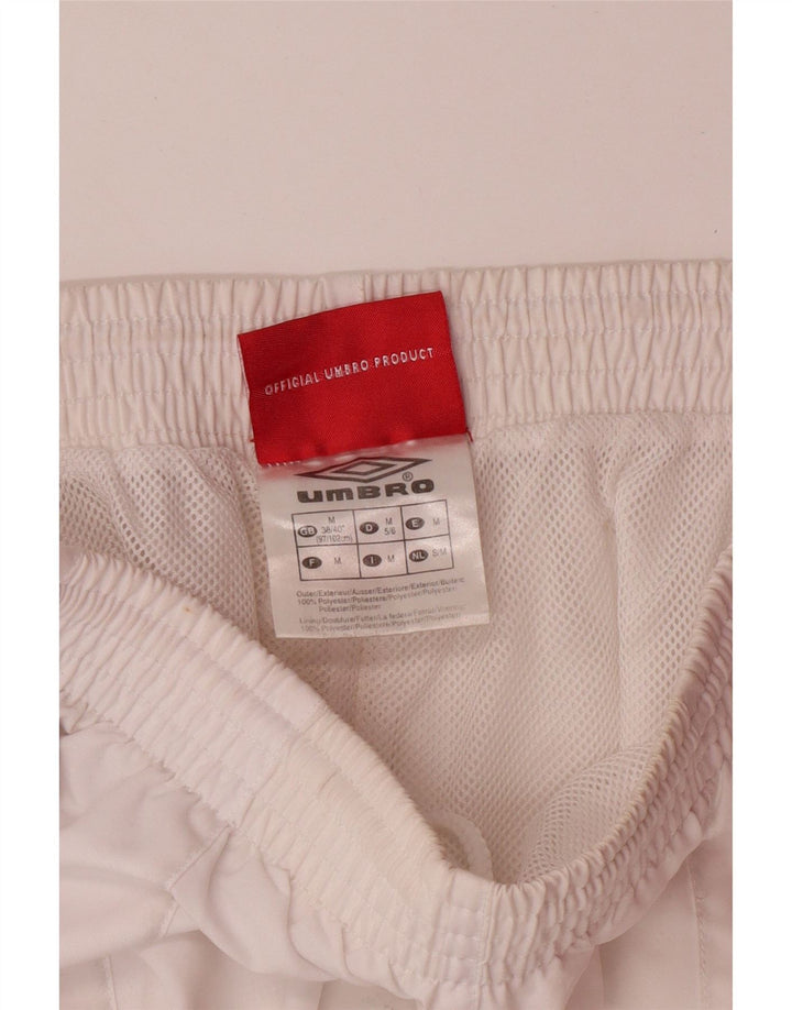 UMBRO Bermuda de sport pour homme UK 38/40 Blanc moyen Polyester