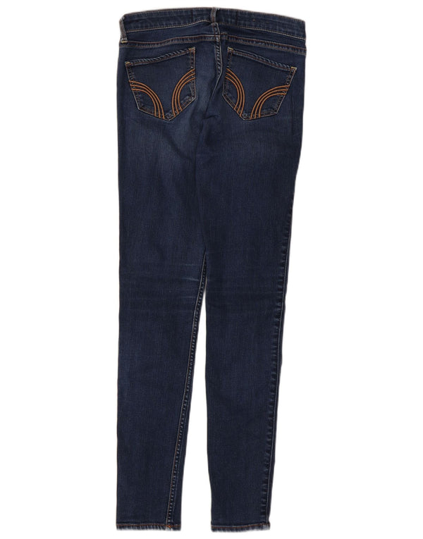 Hollister Jean skinny pour femme US 1 XS W25 L29 Bleu Coton