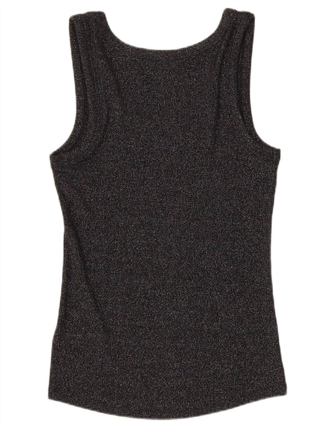 Marks & Spencer Débardeur pour femme UK 12 Medium Noir Moucheté Coton