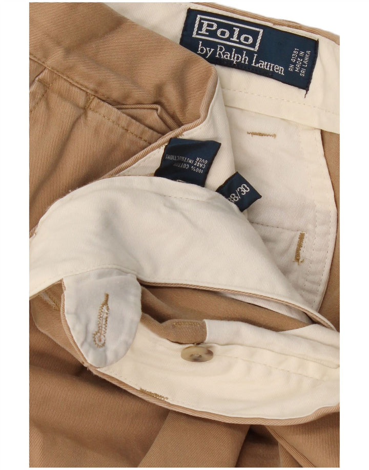Polo Ralph Lauren Pantalon chino droit pour homme W38 L30 Beige Coton Classique