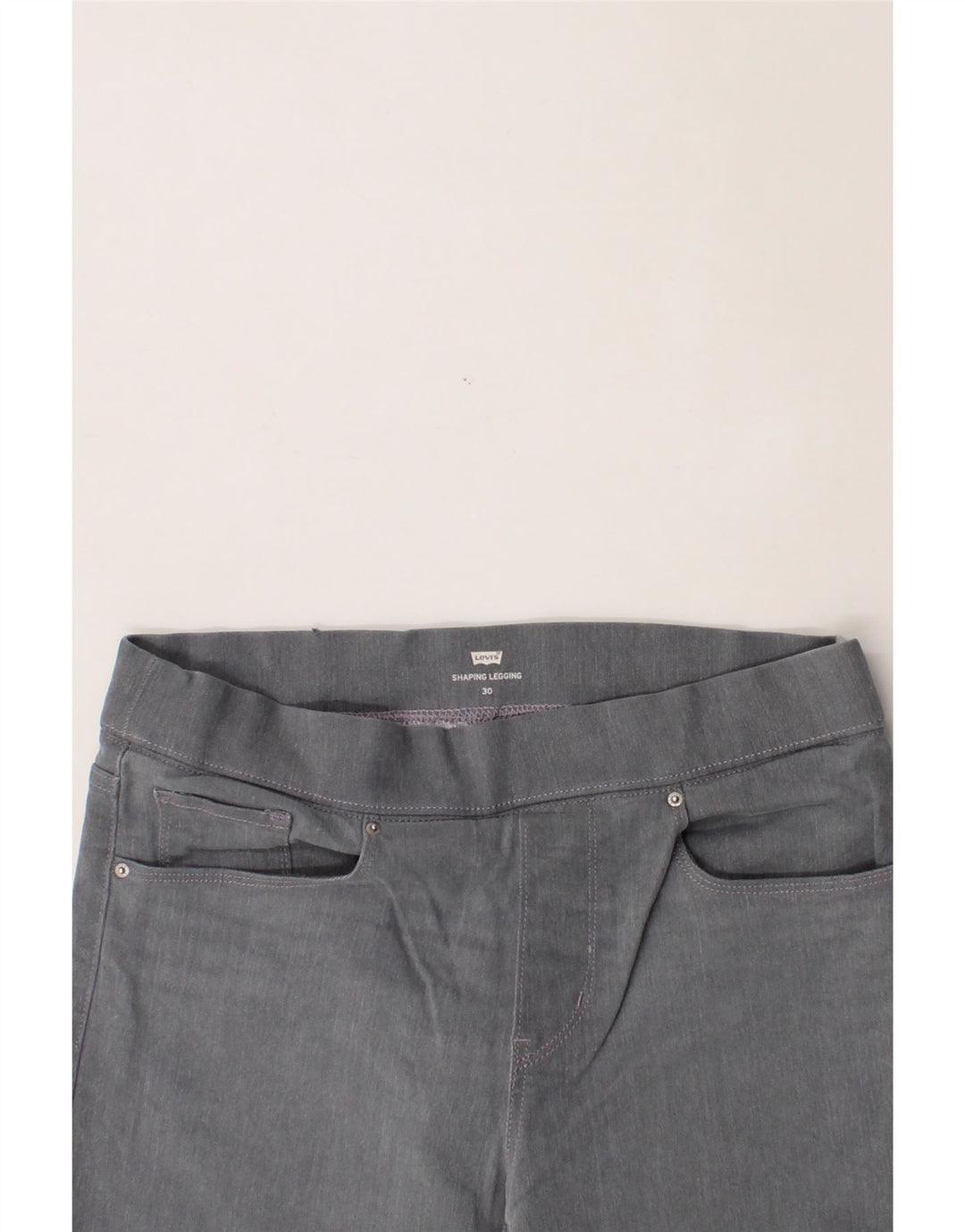 LEVI'S Womens Shaping Jegging Jeans W30 L29 Grey Cotton Vintage Levi's and Second-Hand Levi's from Messina Hembry 