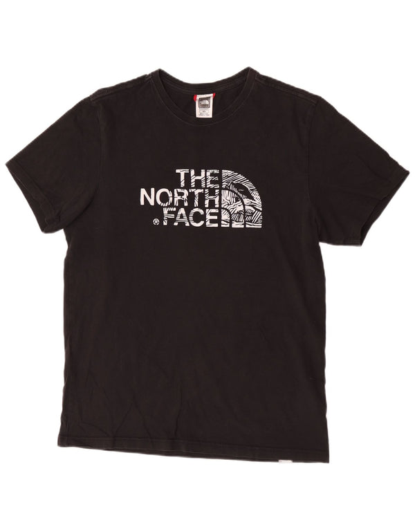 The North Face T-shirt graphique pour homme en coton noir moyen