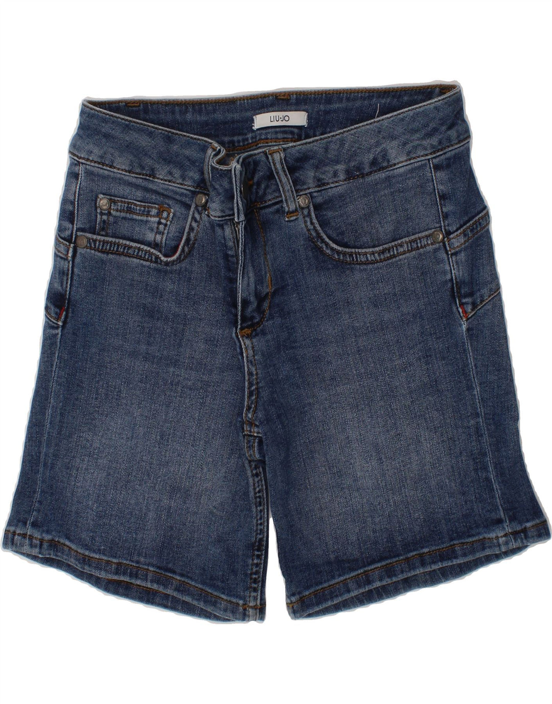 LIU JO Boys Denim Shorts 7-8 Years W24  Blue Cotton Vintage Liu Jo and Second-Hand Liu Jo from Messina Hembry 