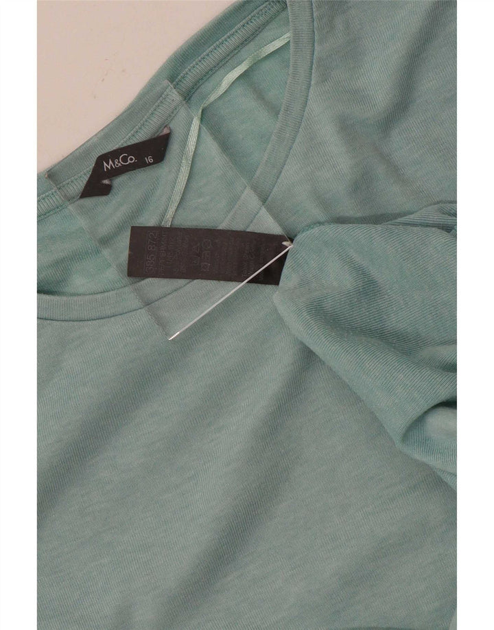M&Co T-Shirt Fille 15-16 ans Vert Polyester
