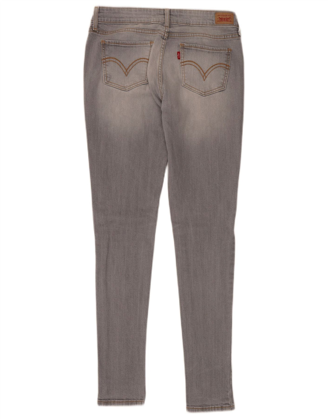 LEVI'S Jean Skinny Legging Femme 535 W30 L32 Gris Coton