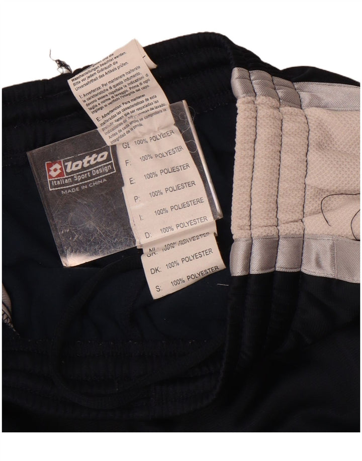 Lotto Pantalon de Survêtement Graphique pour Homme Pantalon de Jogging Petit Bleu Marine Colorblock