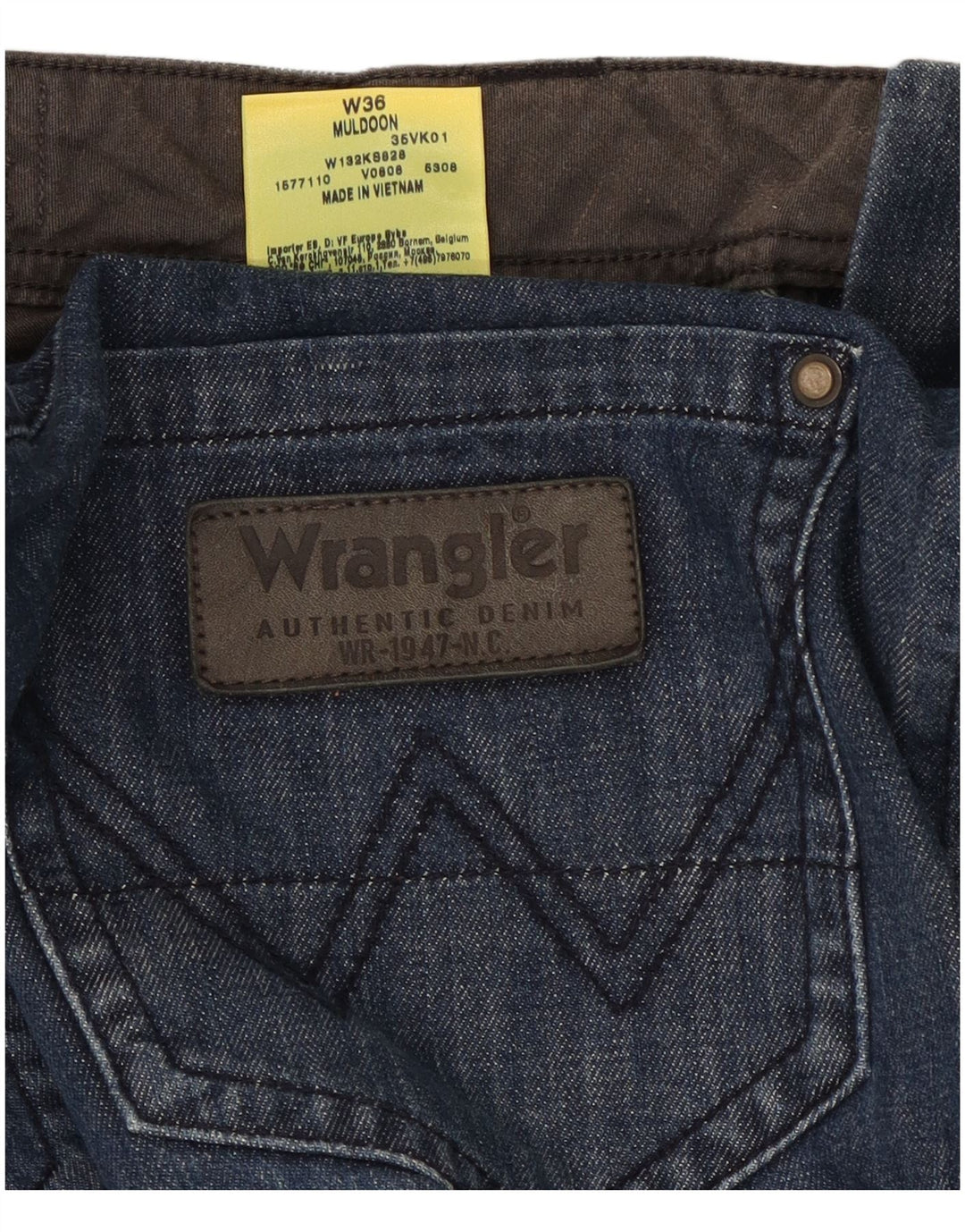Wrangler Short cargo en jean W36 pour homme en coton bleu Taille L