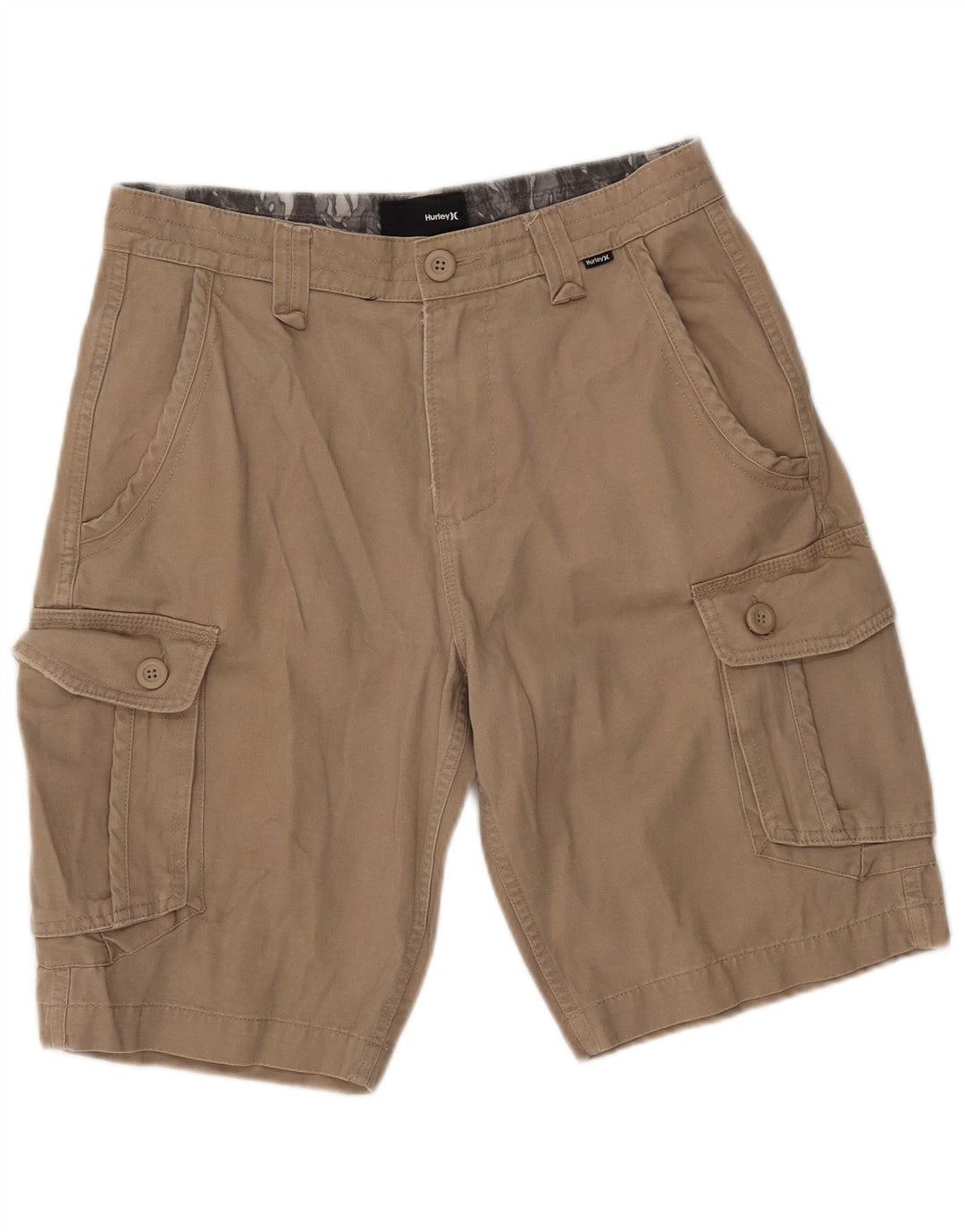 HURLEY Short Cargo Homme W30 Coton Beige Moyen