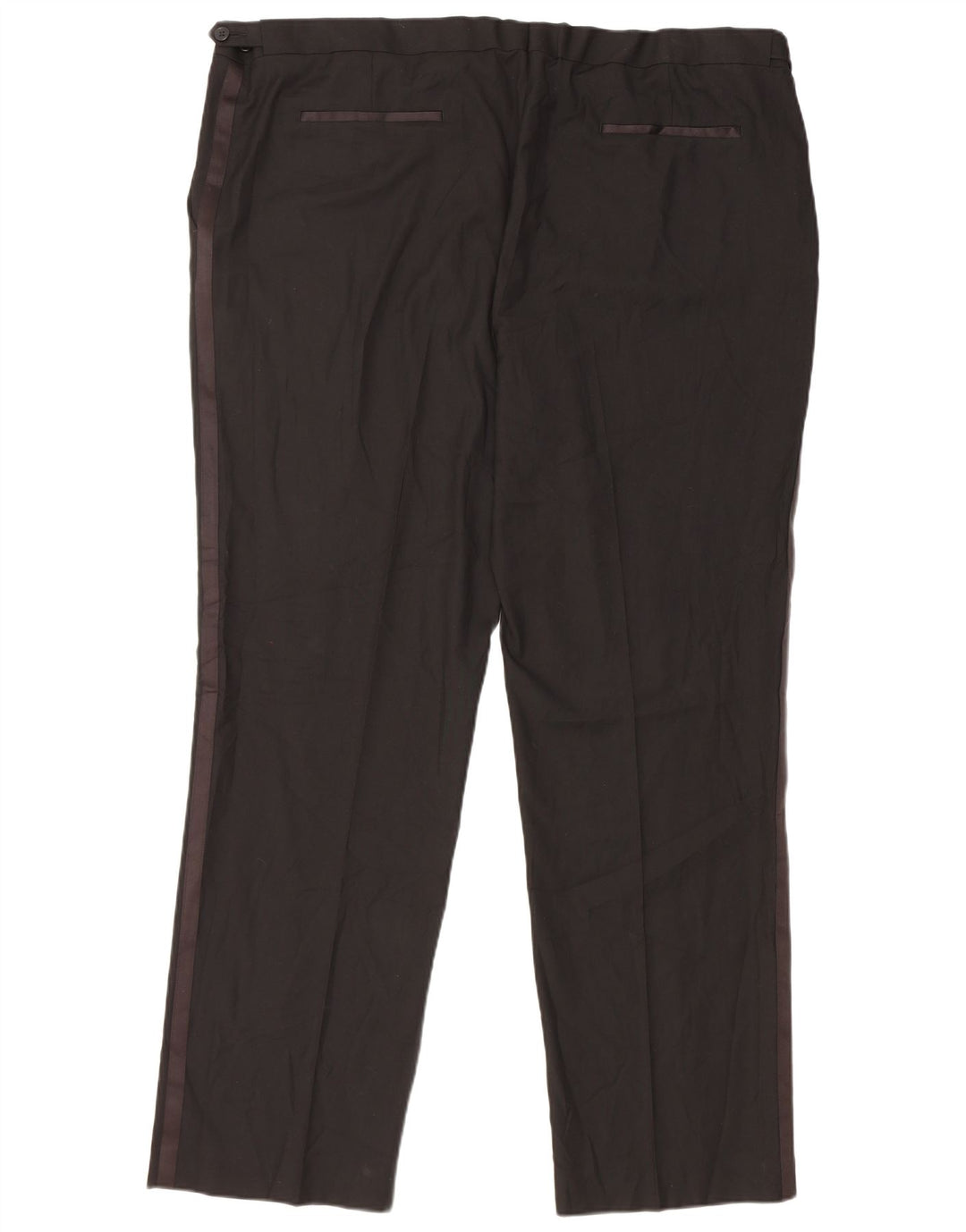 Marks & Spencer Pantalon de costume coupe classique pour homme W46 L33 Noir Polyester