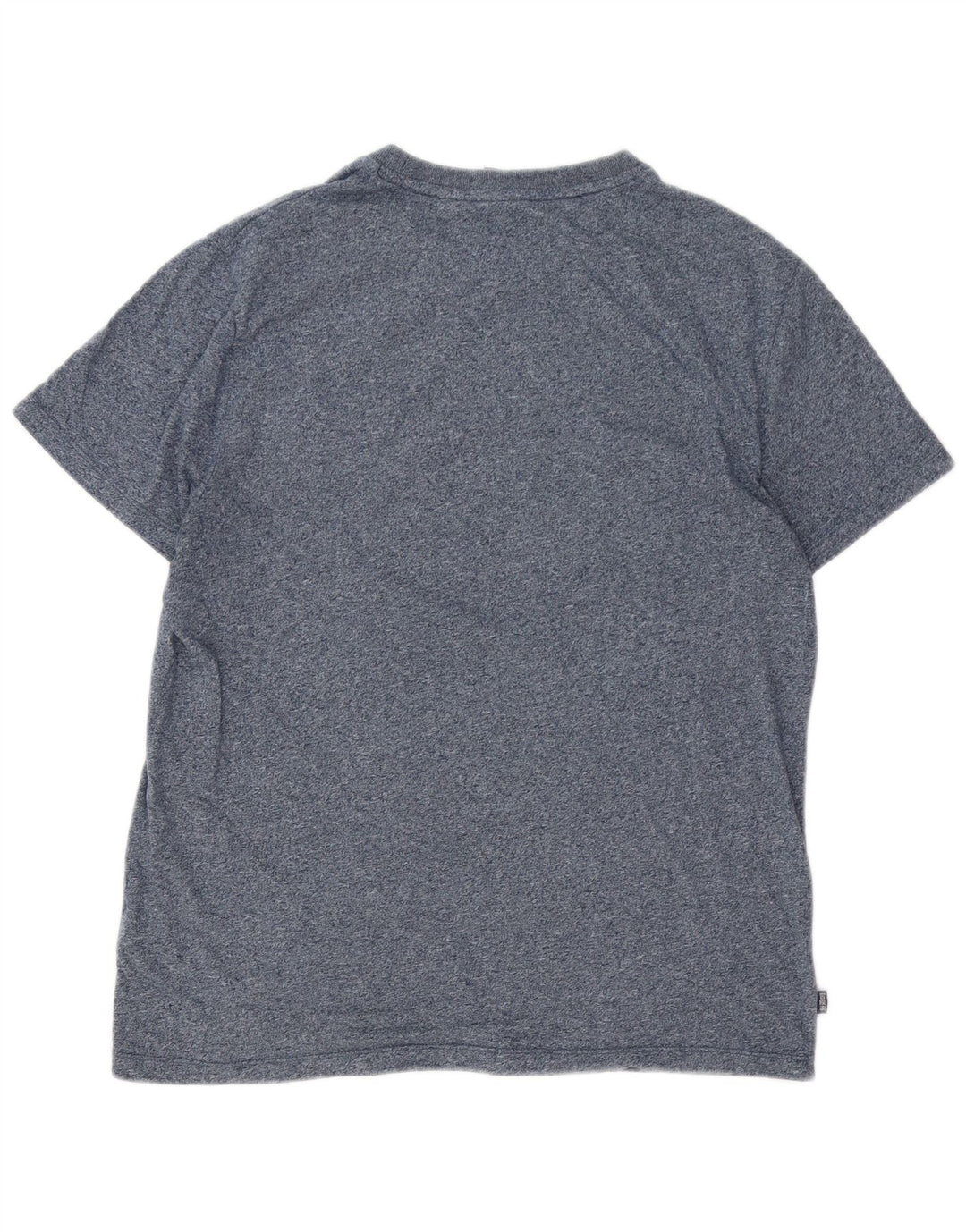 SUPERDRY T-Shirt Homme Top XL Bleu Marine Moucheté Coton