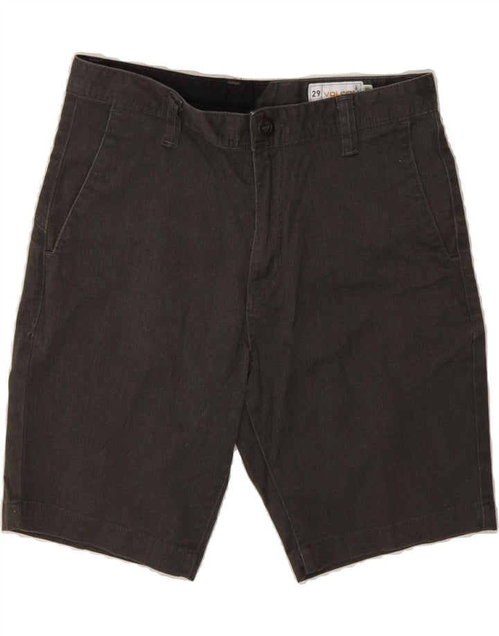 VOLCOM Mens Chino Shorts W29 Small  Grey Cotton Vintage Volcom and Second-Hand Volcom from Messina Hembry 