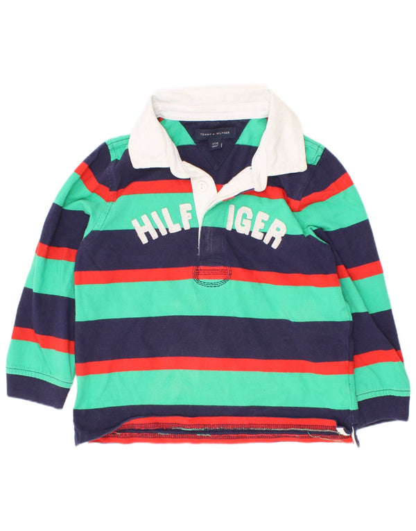 Tommy Hilfiger Polo Graphic Rugby Garçon 2-3 ans Multicolore