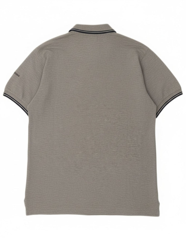 Marina Yachting Polo Graphique Homme Gris Moyen Coton