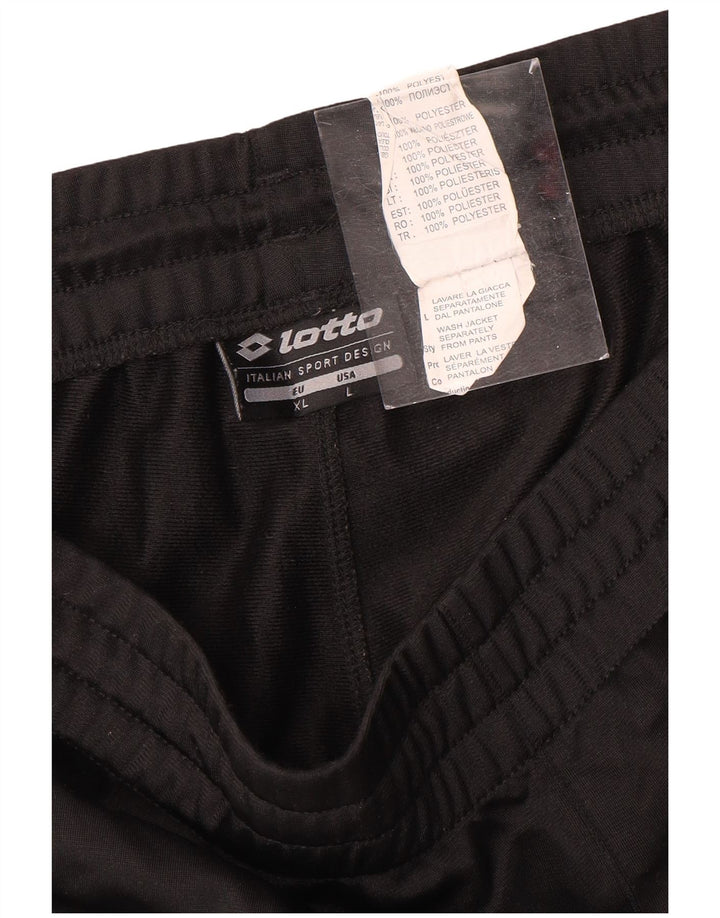 LOTTO Pantalon de Survêtement Joggers XL Noir Polyester Homme