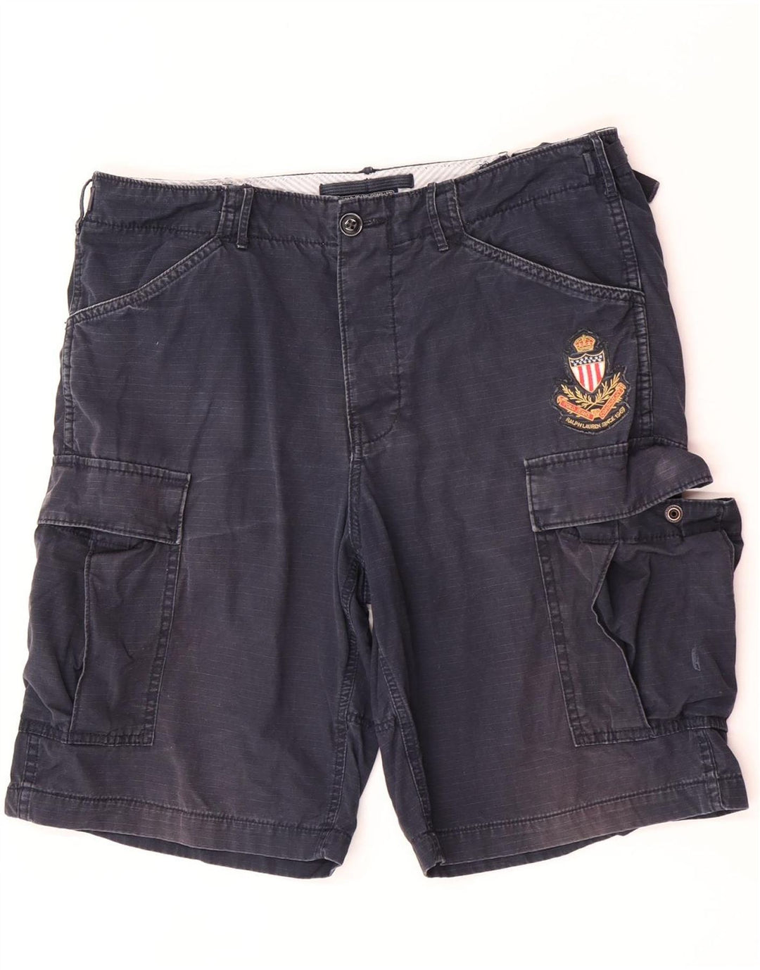 Ralph Lauren Short Cargo Homme W32 Coton Bleu Marine Moyen