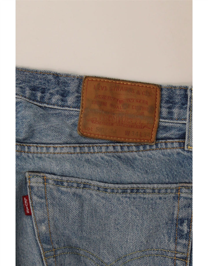 Levi's Jean Droit 501 Homme Bleu W34 L34 Coton