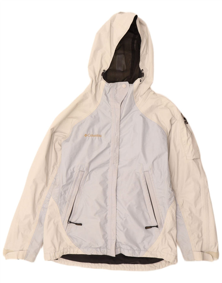 Columbia Veste de pluie à capuche Interchange pour femme UK 10 Small Blanc